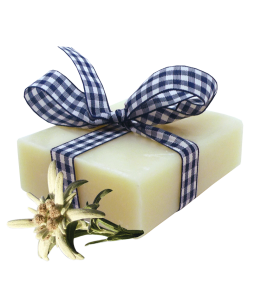 Murmeltierseife 100g mit Schleife
