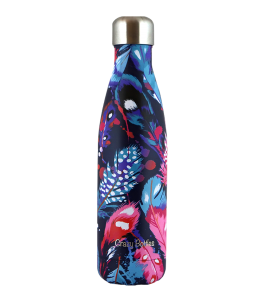 "Crazy Bottles" Thermo Trinkflasche 500ml COLORFUL FEATHERS