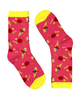 "Crazy Socks" Kids 5-7 Jahre Ice Cream Socks