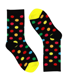 "Crazy Socks" Kids 5-7 Jahre Colored Dots Socks