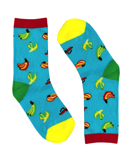 "Crazy Socks" Kids 5-7 Jahre Bananas Socks