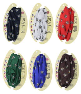 Multi Scarf Edelweiss 6 fach sortiert