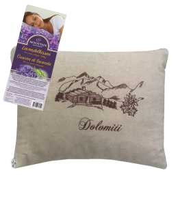 Lavendelkissen 21x26cm mit Druck Berglandschaft Design 1 per