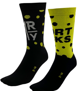"Crazy Socks" Sport Compression Socks 38-43 Gelb- Schwarz
