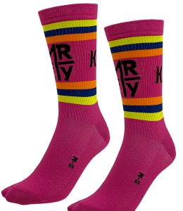 "Crazy Socks" Sport Compression Socks 38-43 Pink"KING"