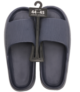 Ultraweiche und rutschfeste Hausschuhe 44-45 Blau