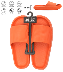 Ultraweiche und rutschfeste Hausschuhe 36-37 orange