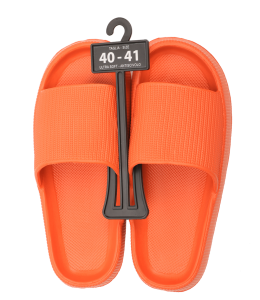 Ultraweiche und rutschfeste Hausschuhe 40-41 orange