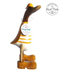 Funny Ducks aus Holz 25cm