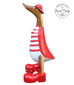 Funny Ducks aus Holz 25cm