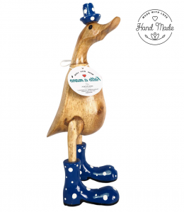 Funny Ducks aus Holz 25cm