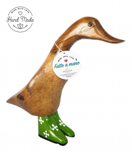 Funny Ducks aus Holz 25cm
