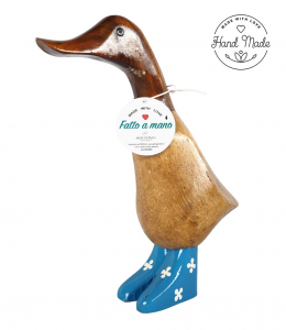 Funny Ducks aus Holz 25cm