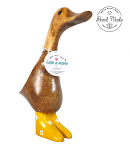 Funny Ducks aus Holz 25cm