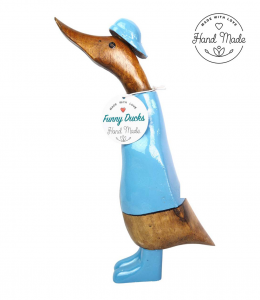 Funny Ducks aus Holz 25cm