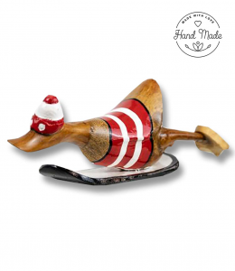 Funny Ducks aus Holz 25cm