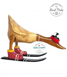 Funny Ducks aus Holz 25cm