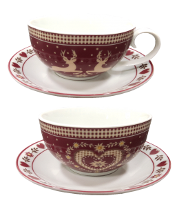 Porzellan Teetasse Landhausdesign