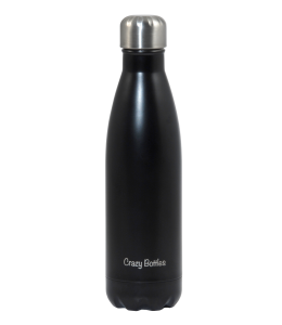 "Crazy Bottles" Thermo Trinkflasche 500ml BLACK NIGHT