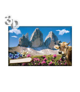 3D Magnete Sommer Landschaft & Schleife 8,4cm x 5cm