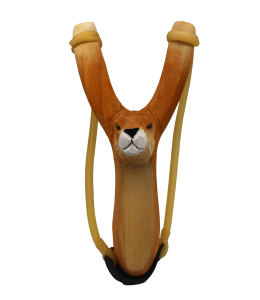 Fionda marmotta di legno