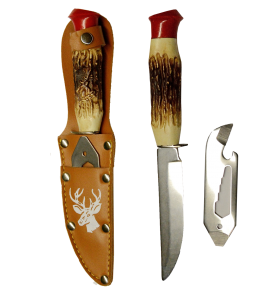 Messer Dolch mit Hülse und Flaschenöffner