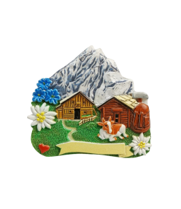 Souvenir Magnet Sommerlandschaft