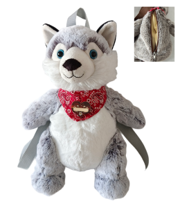 Funny Animals Husky Kinderrucksack 32cm