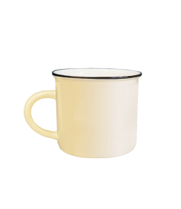Espresso Tasse aus Porzellan 5,5cm beige