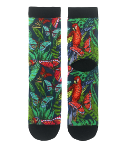 "Crazy Socks" One Size MULTICOLOR Motiv Butterfly