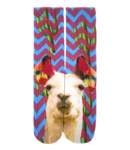 "Crazy Socks" One Size MULTICOLOR Motiv Lama