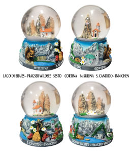 Souvenir Schneekugel 65 mm "Dolomiti"