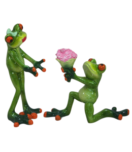 "Happy Frogs" 17x15 cm Love 2 fach sort.