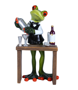 "Happy Frogs" 16x9 cm Barkeeper