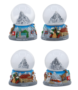 Souvenir Schneekugel 65 mm "Zermatt"