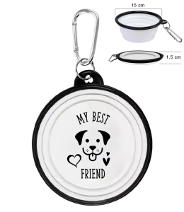 Faltbarer Hundenapf "My best Friend"