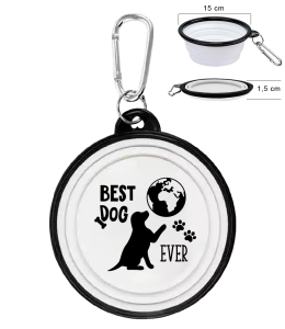 Faltbarer Hundenapf "Best Dog Ever"