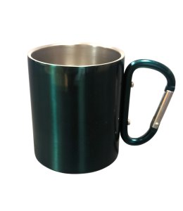 Tazza in acqua blu con moschettone acqua blu 300ml