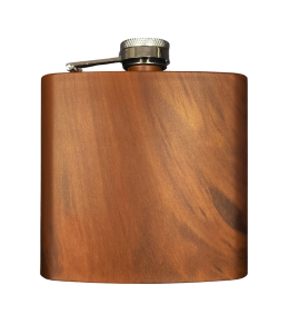 Hip Flask 180ml legno print