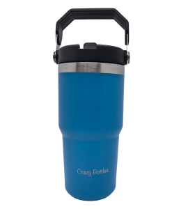 "Crazy Bottles" Thermo Trinkflasche 600ml BLAU Tumbler