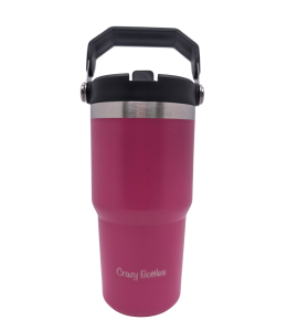"Crazy Bottles" Thermo Trinkflasche 600ml PINK Tumbler