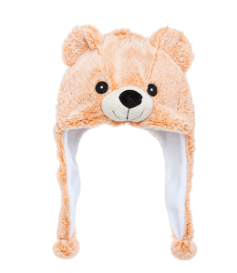 Plüsch Mütze Funny Hat BÄR 30x40cm