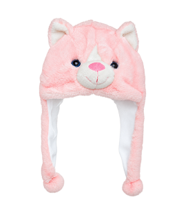 Plüsch Mütze Funny Hat KATZE 30x40cm
