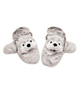 Plüsch Funny HUSKY Handschuhe 22x18cm