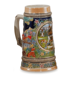 Defregger Bierkrug 18,5cm & Ansicht