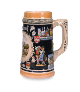 Bierkrug gerade "SÜDTIROL" 16 cm mittel & Ansicht